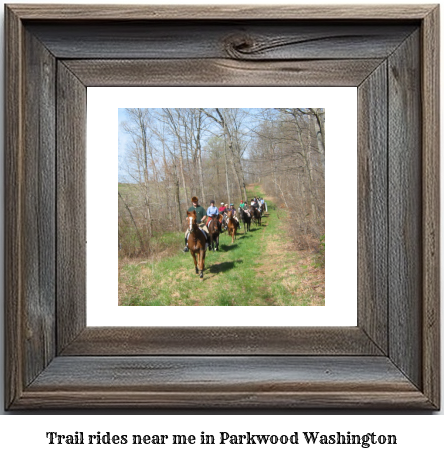 trail rides near me in Parkwood, Washington